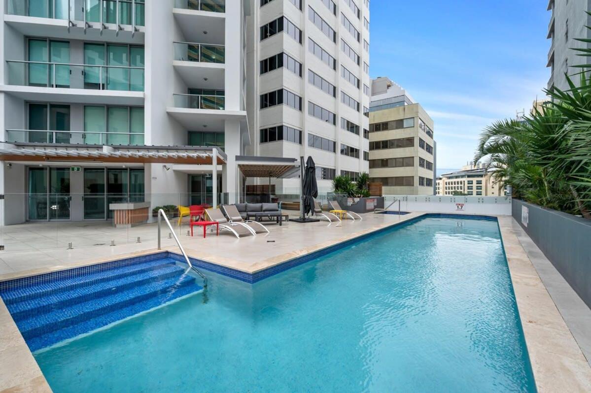 City Living - Brisbane River-View 2 Bedroom Apt المظهر الخارجي الصورة